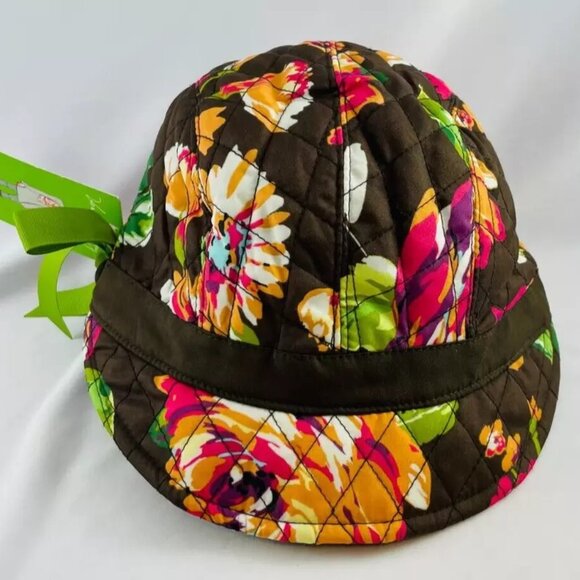 NWT VERA BRADLEY  Newsgirl Hat ENGLISH ROSE - Picture 2 of 6
